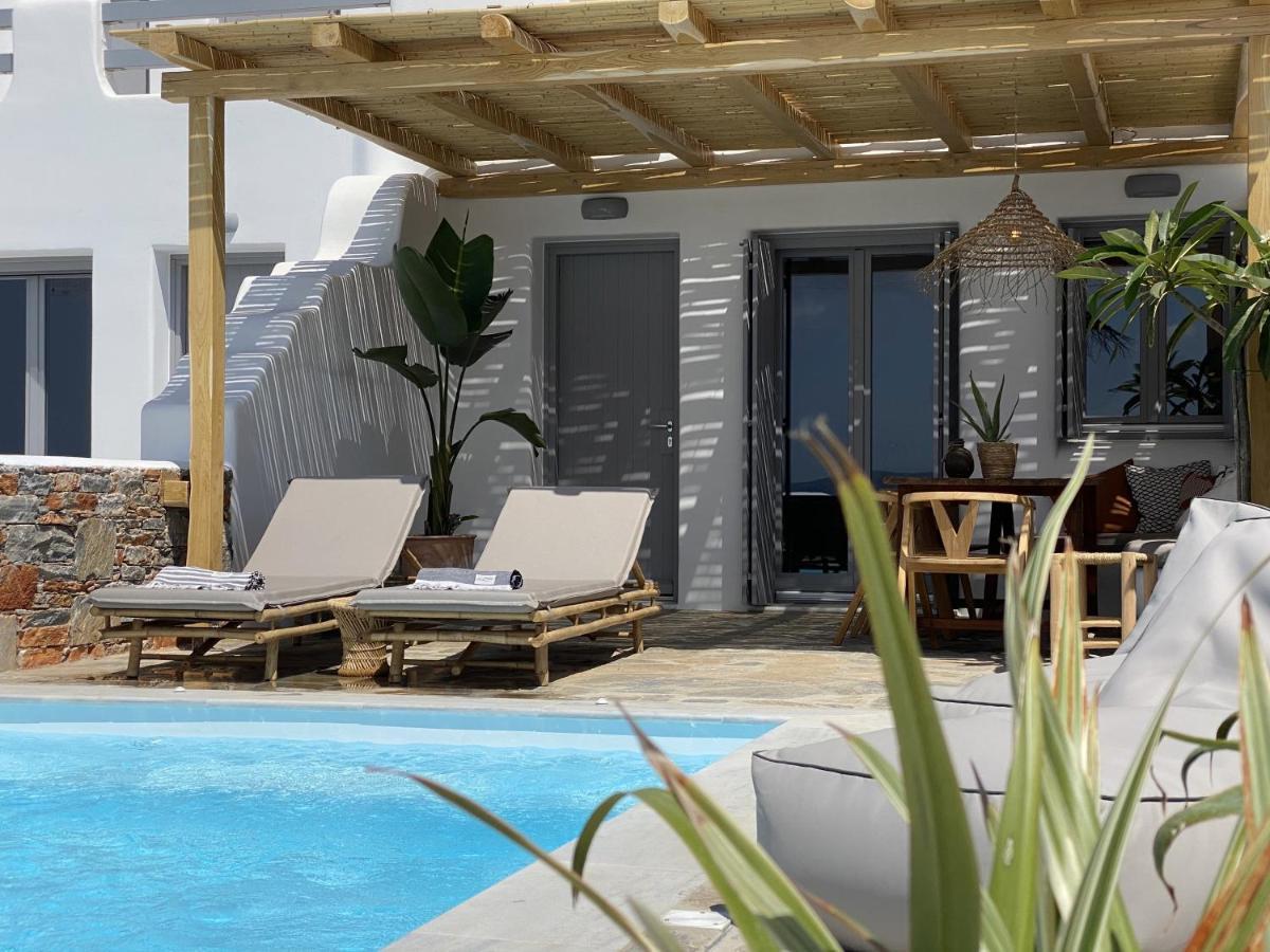 Villa Ypsilon Naxos - Luxury Holiday House With Amazing Sea View & Private Pool Agia Anna  Bagian luar foto