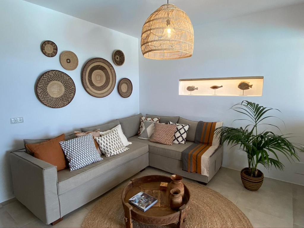 Villa Ypsilon Naxos - Luxury Holiday House With Amazing Sea View & Private Pool Agia Anna  Bagian luar foto