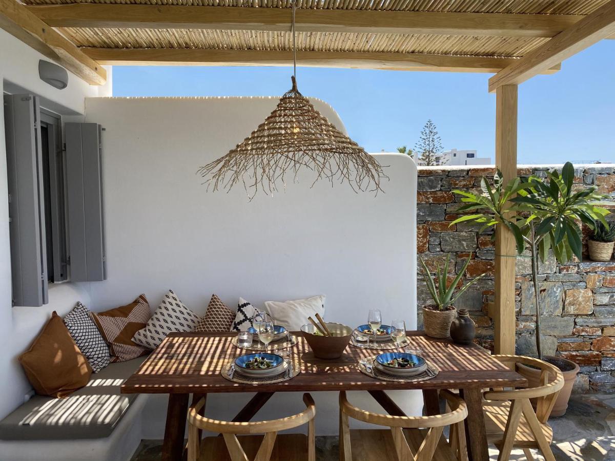 Villa Ypsilon Naxos - Luxury Holiday House With Amazing Sea View & Private Pool Agia Anna  Bagian luar foto